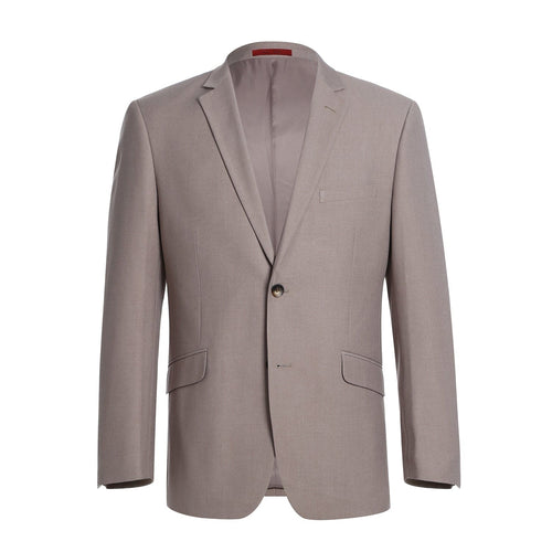 201-103 Men's 2-Piece Slim Fit Single Breasted Notch Lapel Suit