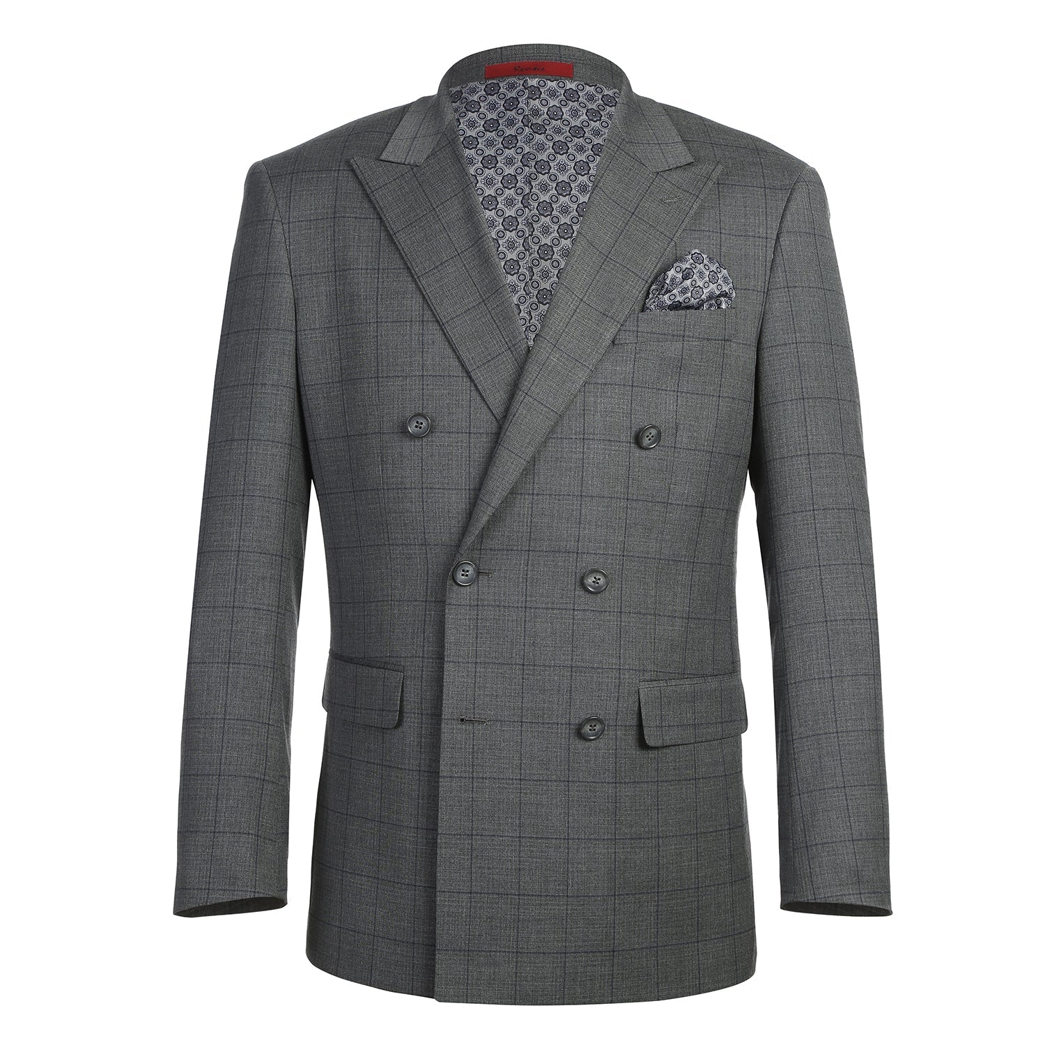 293-44 Men's Double-Breasted New Slim Fit Suits