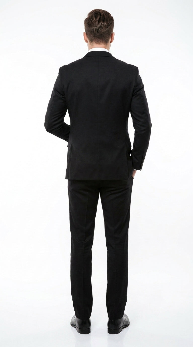Men’s Black Men in Black Inspired Suit – Classic 2 Button Agent Style Formal Suit
