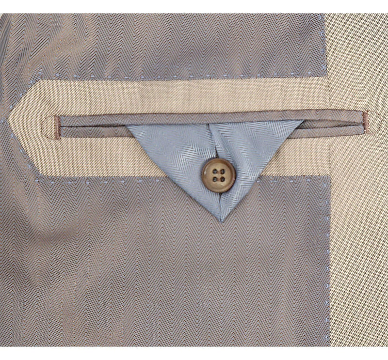203-11 Men's 2-Piece Slim Fit Single Breasted Notch Lapel Suit