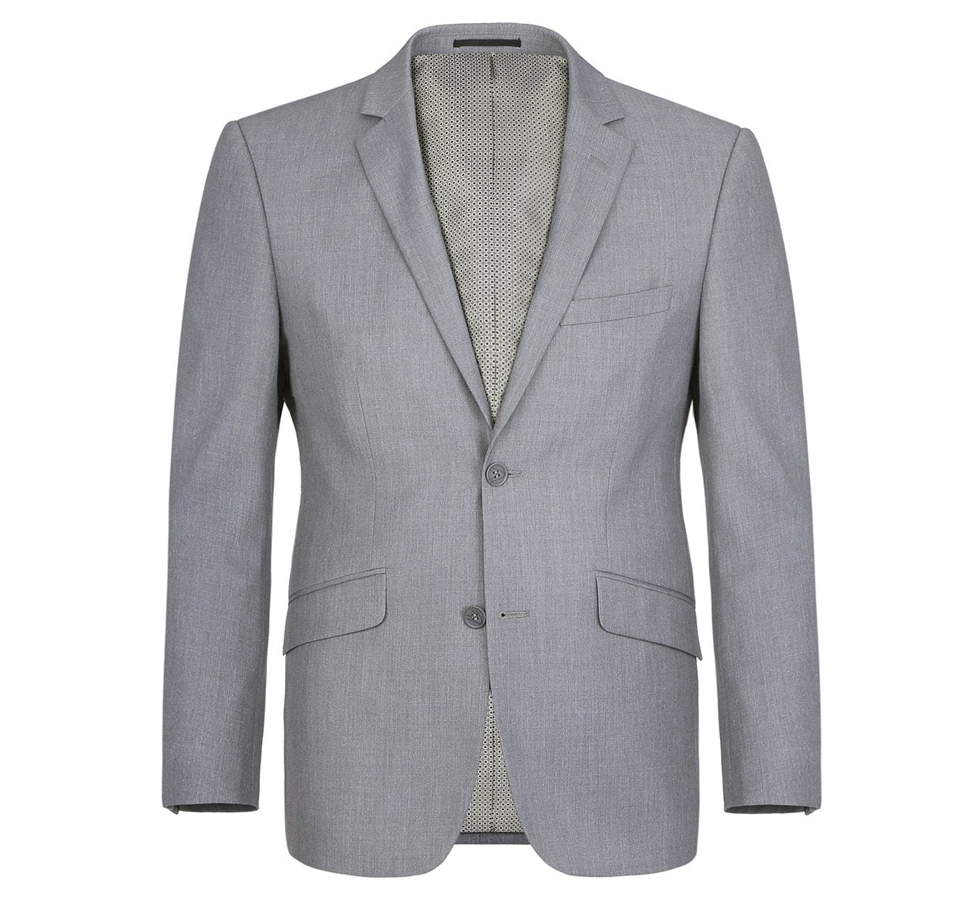 2110-2 Men's Slim Fit Solid Stretch 2-Piece Suit