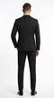 Men's Black Pinstripe Tuxedo Suit – Classic & 1920s Gangster Formal Wear Vintage 1940s 1930s Look