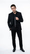 Mens Black Blazer – John Wick Inspired Classic Formal Blazer for Men Sleek Action Style Evening Jacket