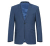 557-1 Men's 2-Piece Slim Fit Single Breasted Wool Suit