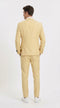 Men’s Light Yellow Shawl Lapel Tuxedo – Modern Wedding, Prom & Groom Formal Suit + Matching bowtie