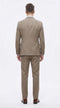 Men’s Taupe Olivish Tan 3-Piece Suit – Elegant Tan Wedding, Business & Formal Suit with Vest