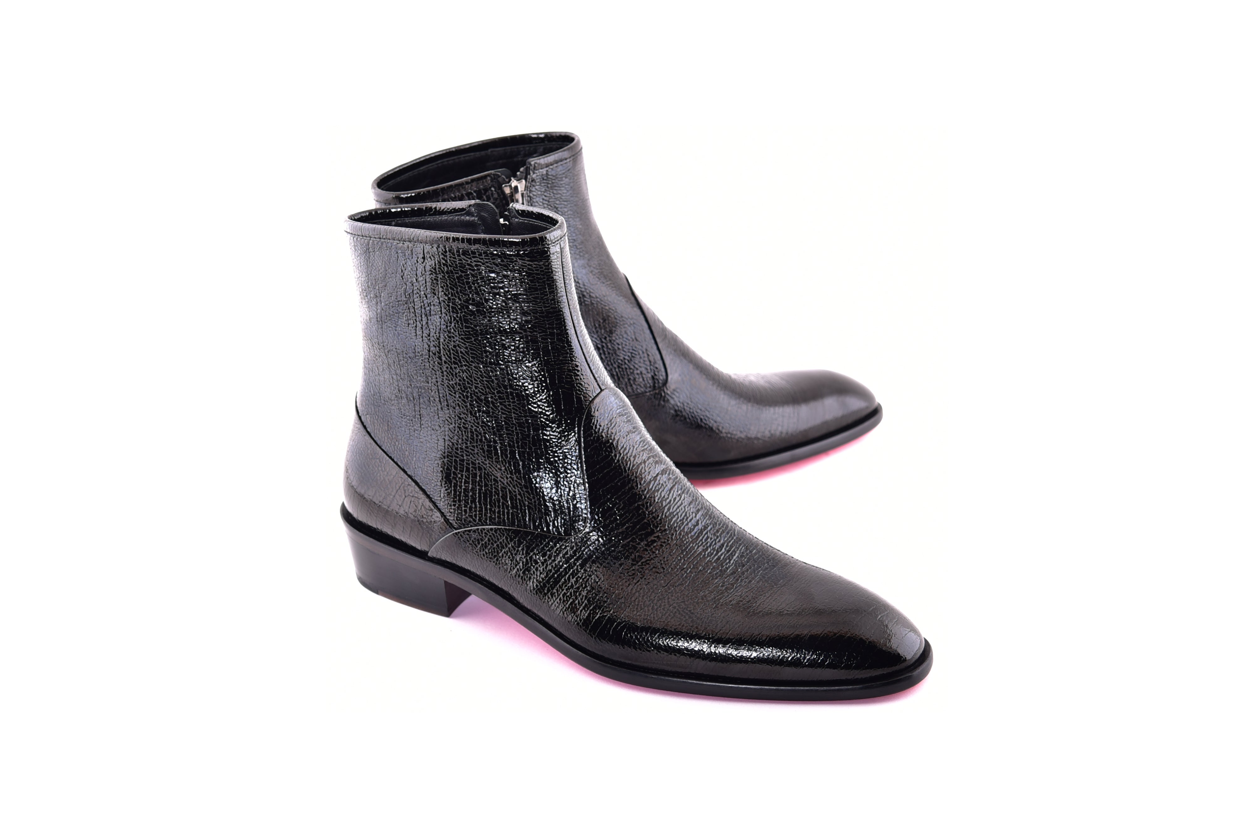 C197-3617V Plain Toe-Black Vita