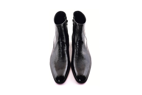 C197-3617V Plain Toe-Black Vita
