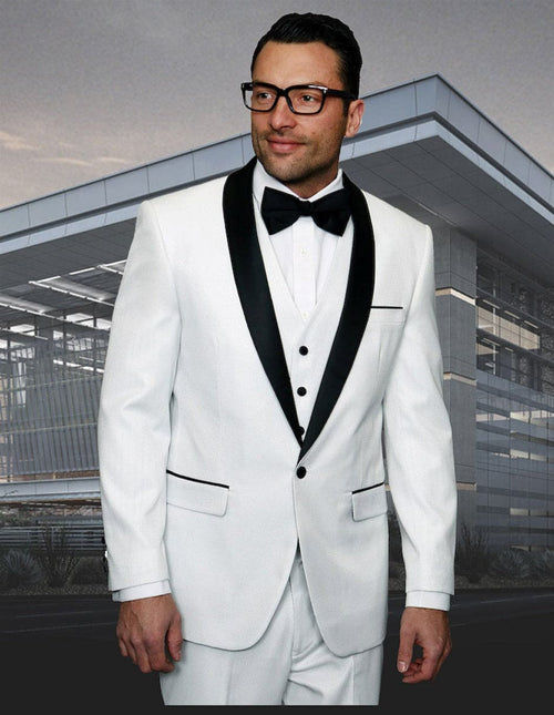 White Prom Suit - White Prom Tuxedo - White Suit