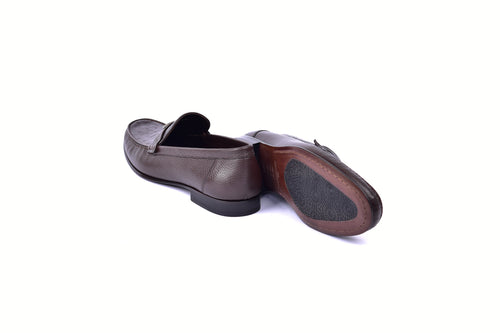 C0014054-3898Ost-Genuine Ostrich-Dark Brown