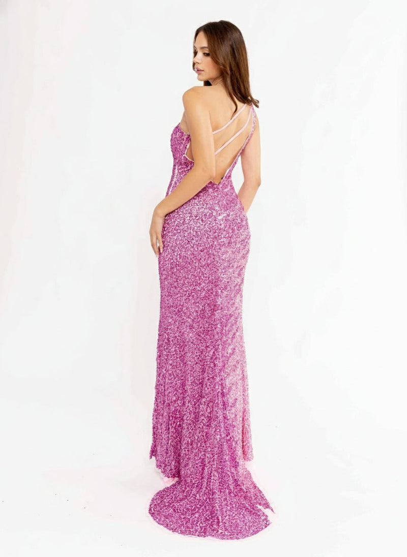 Primavera Couture 3944 - Beaded Sequin Fitted Evening Gown