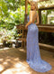 Primavera Couture 3949 - Lace Sequin Slit Prom Dress