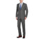 292-2 Men's Two Piece Classic Fit Windowpane Check Dress Suit