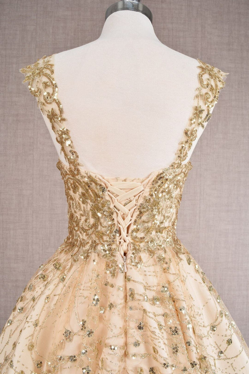 3D Butterfly Short Sleeveless Dress by Elizabeth KGS3187