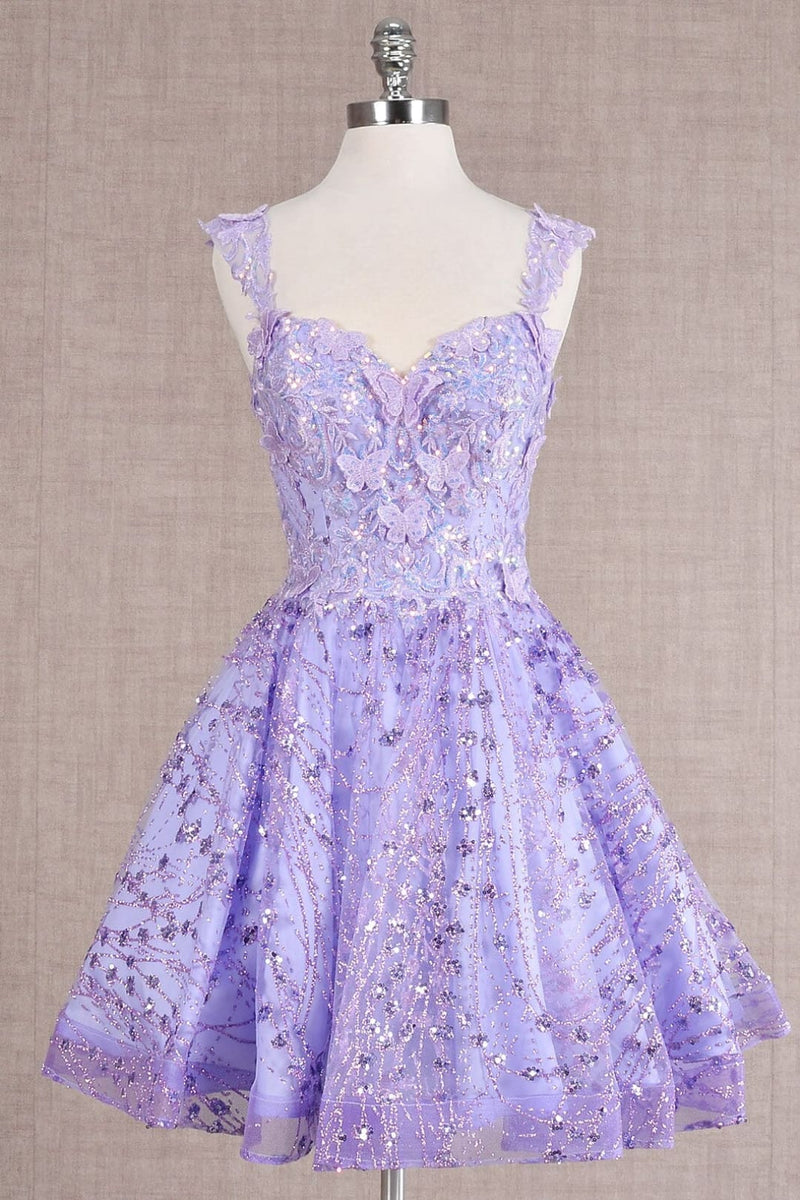3D Butterfly Short Sleeveless Dress by Elizabeth KGS3187