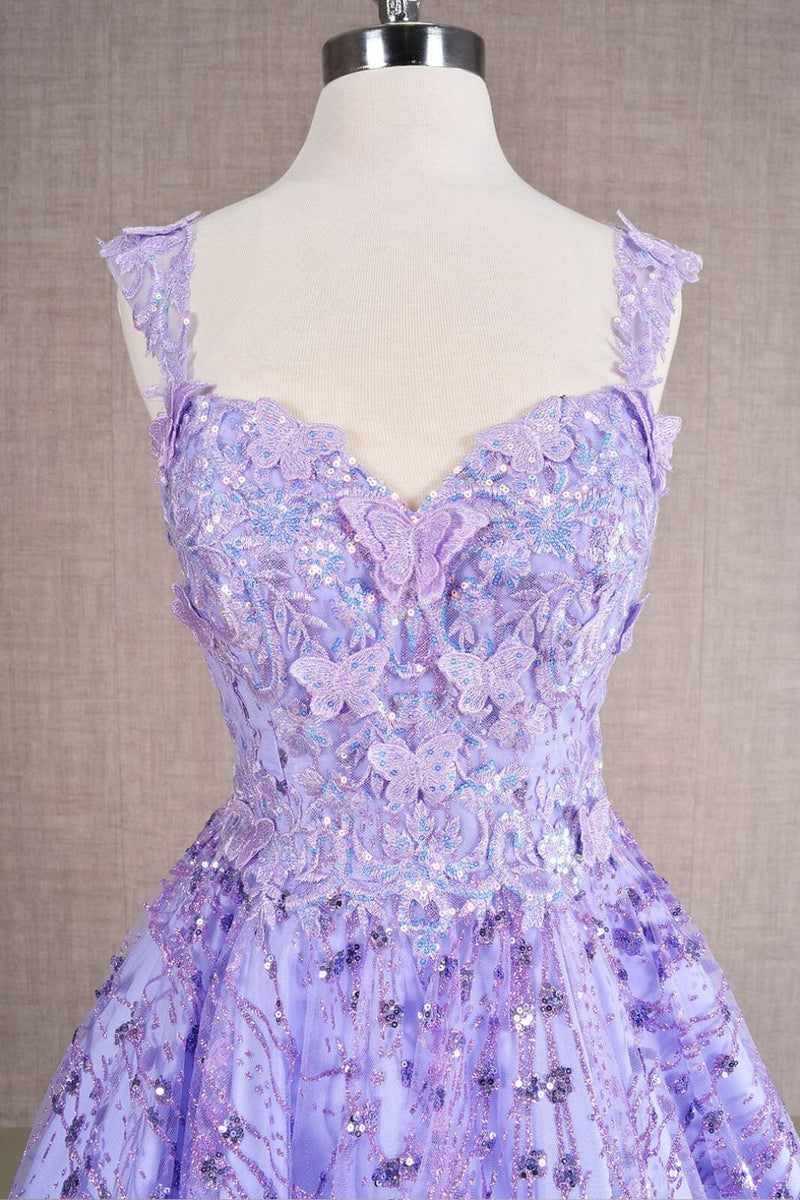 3D Butterfly Short Sleeveless Dress by Elizabeth KGS3187
