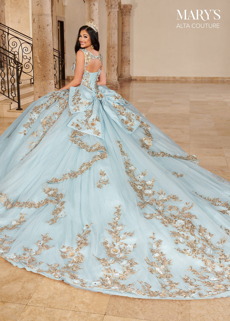 Alta Couture MQ3074 3D Floral Quinceanera Dress