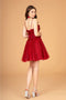 3D Floral Glitter Party Dress by Elizabeth KGS3090