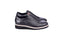 C211-4005-OSt Genuine Ostrich Sneaker-Black