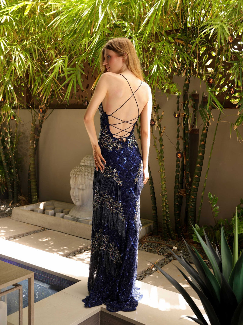 Primavera Couture 4111 - Sequin Beaded Prom Dress