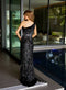 Primavera Couture 4112 - Sequin Feather Prom Dress