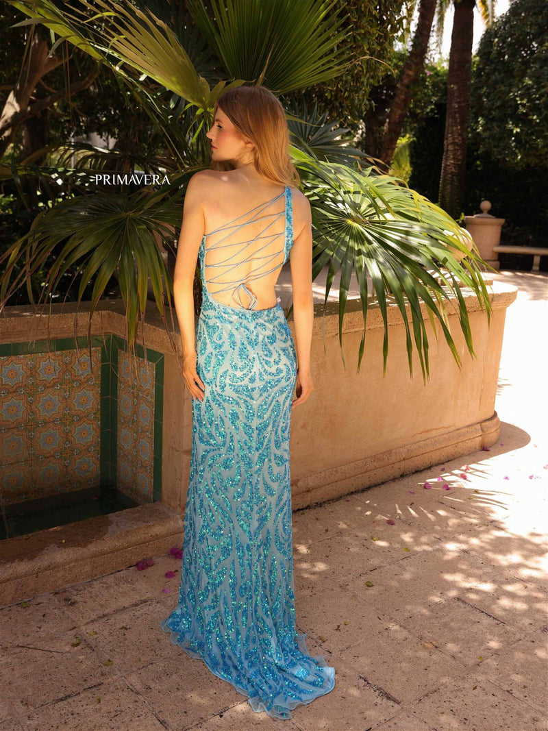 Primavera Couture 4191 - Sequin Beaded Prom Dress