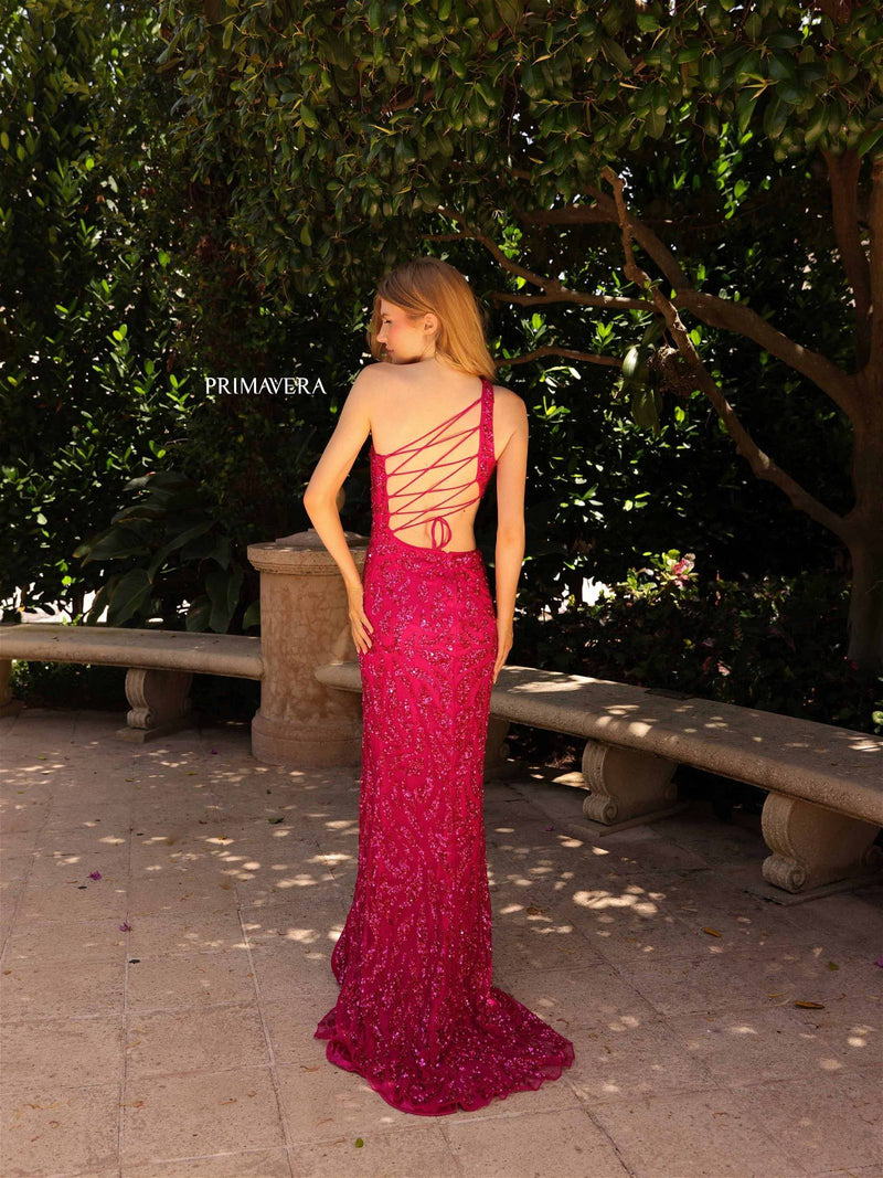Primavera Couture 4191 - Sequin Beaded Prom Dress