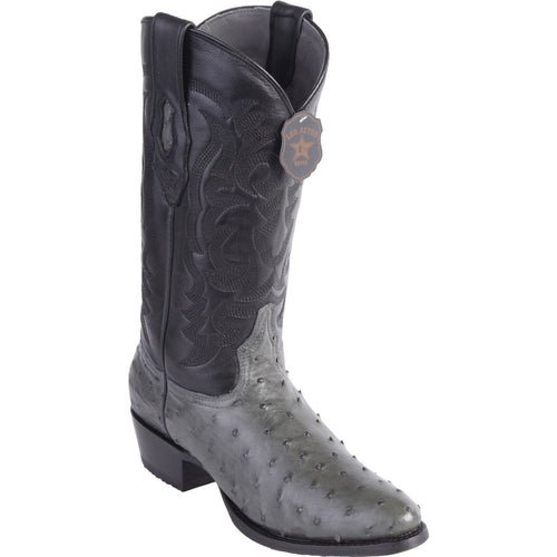 R Toe Cowboy Boots - Round Toe Cowboy Boots Los Altos Men's Full Quill Ostrich Round Toe Western Boots