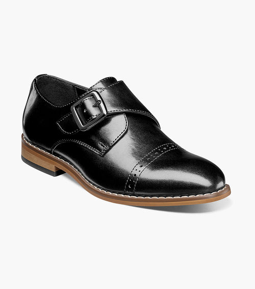 Stacy Adams Kids Desmond Cap Toe Monk Strap by Stacy Adams Shoes