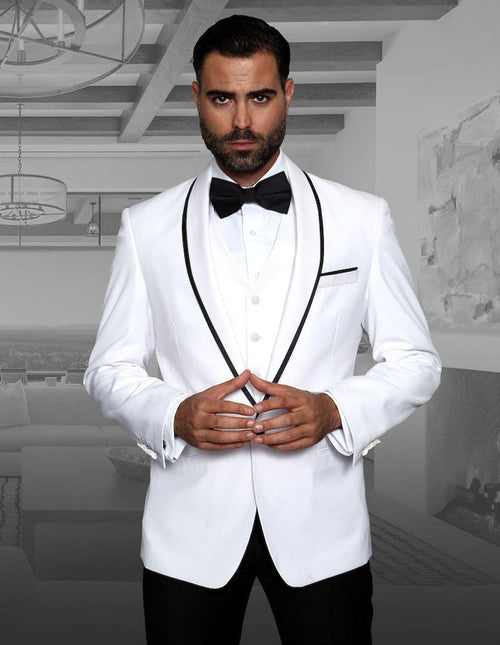 White Prom Suit - White Prom Tuxedo - White Suit