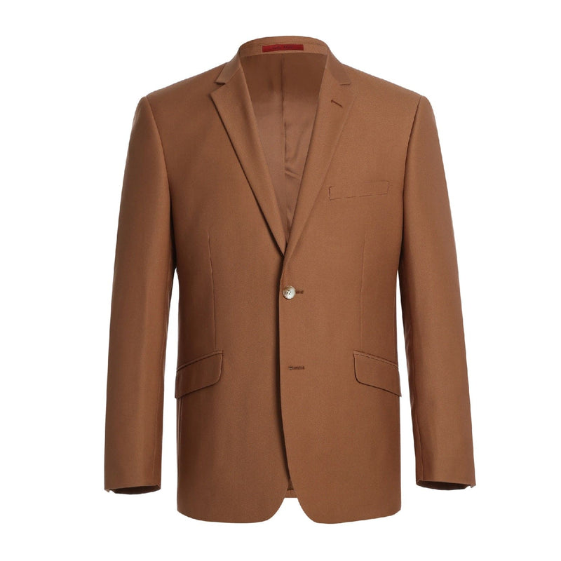 201-106 Men's 2-Piece Slim Fit Single Breasted Notch Lapel Suit