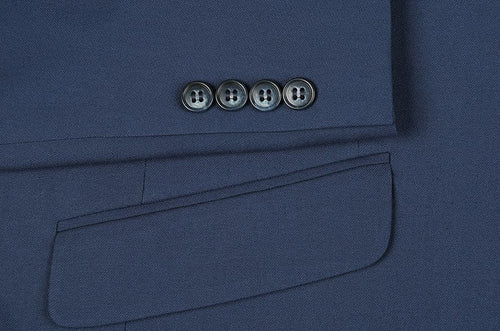 Performance Stretch Suit 2 Piece Slim Fit in Blue