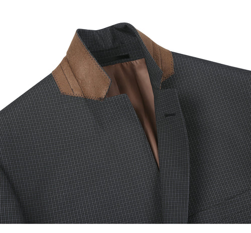 293-9 Men's Two Piece Slim Fit Stretch Dress Suit