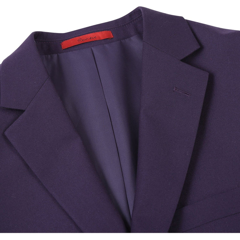 201-14 Men's 2-Piece New Slim Fit Single Breasted Notch Lapel Suit