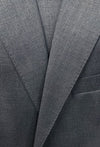Bevagna Collection - Gray 100% Virgin Wool Regular Fit Pick Stitched 2 Piece Suit