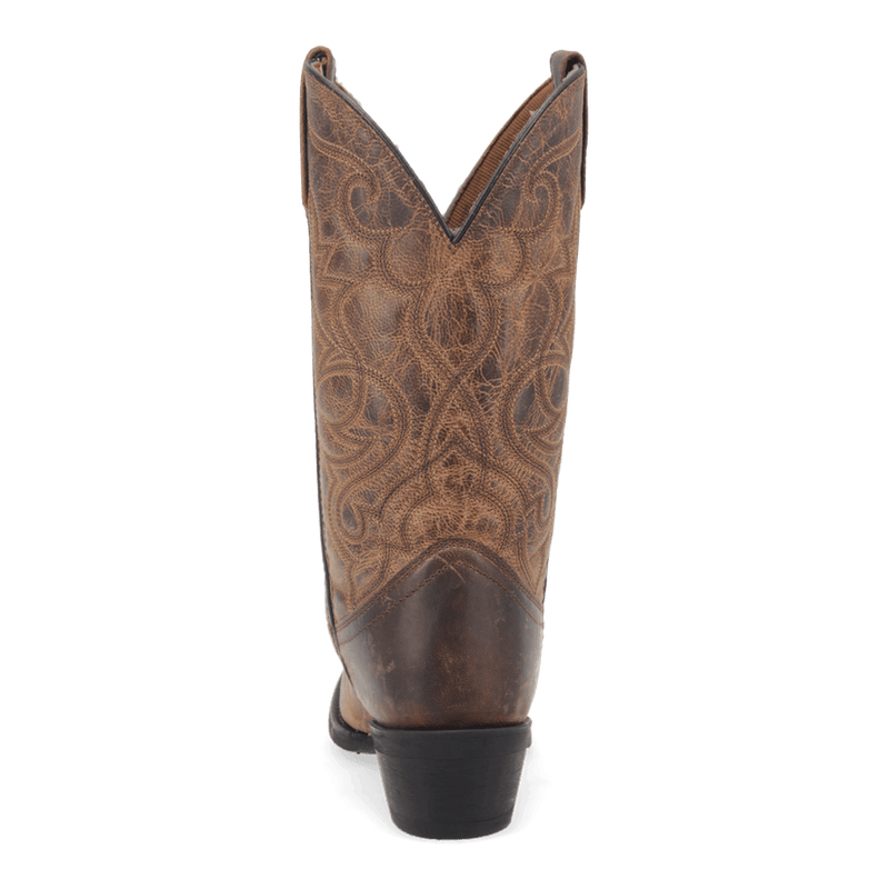 Laredo Maddie Leather Boot - Premium Brown Ankle Boot