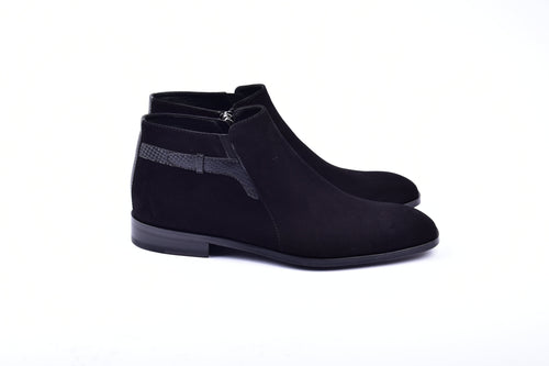C2041-5361S- Black Suede