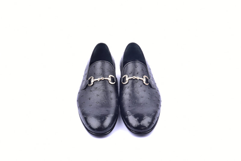 C02201-5405 Genuine Ostrich- Black