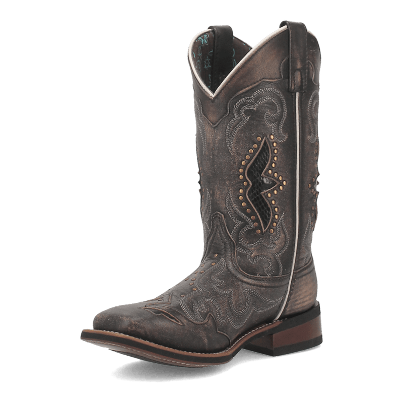 Laredo Spellbound Leather Boot - Luxe Black Ankle Boot