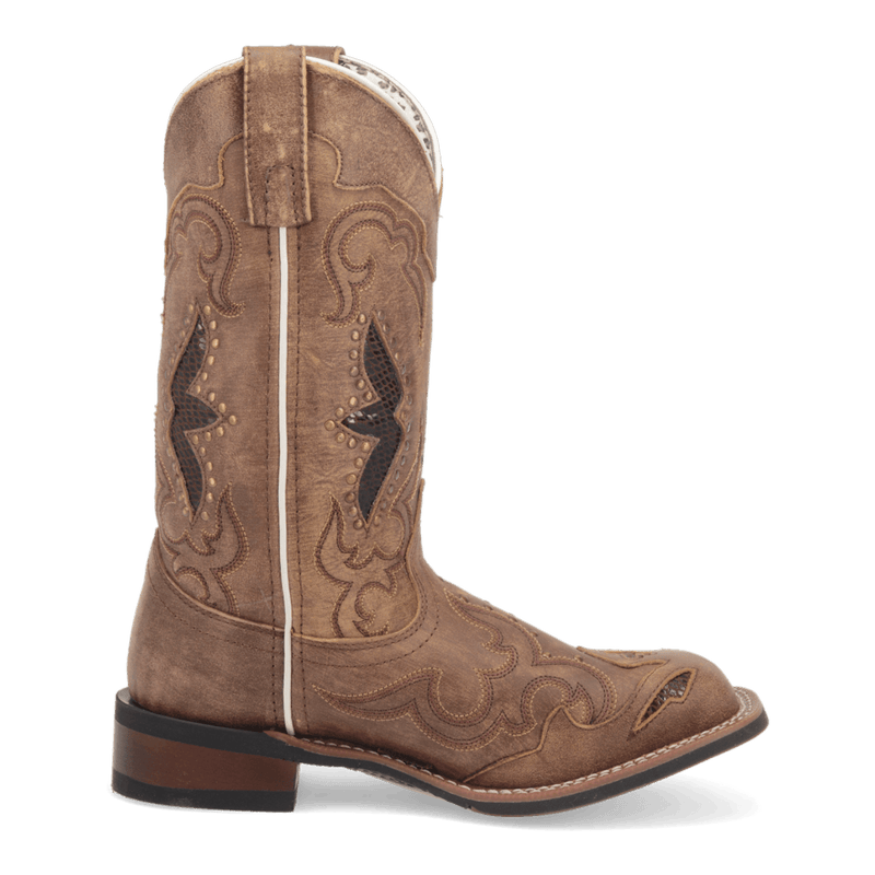 Laredo Spellbound Boot: Premium Leather Chelsea - Brown