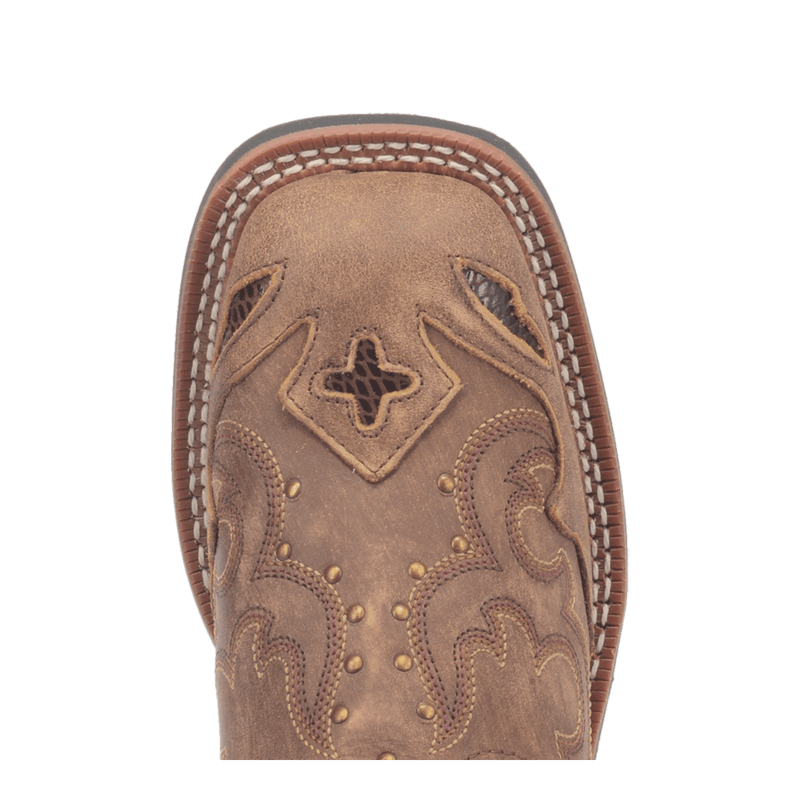 Laredo Spellbound Boot: Premium Leather Chelsea - Brown