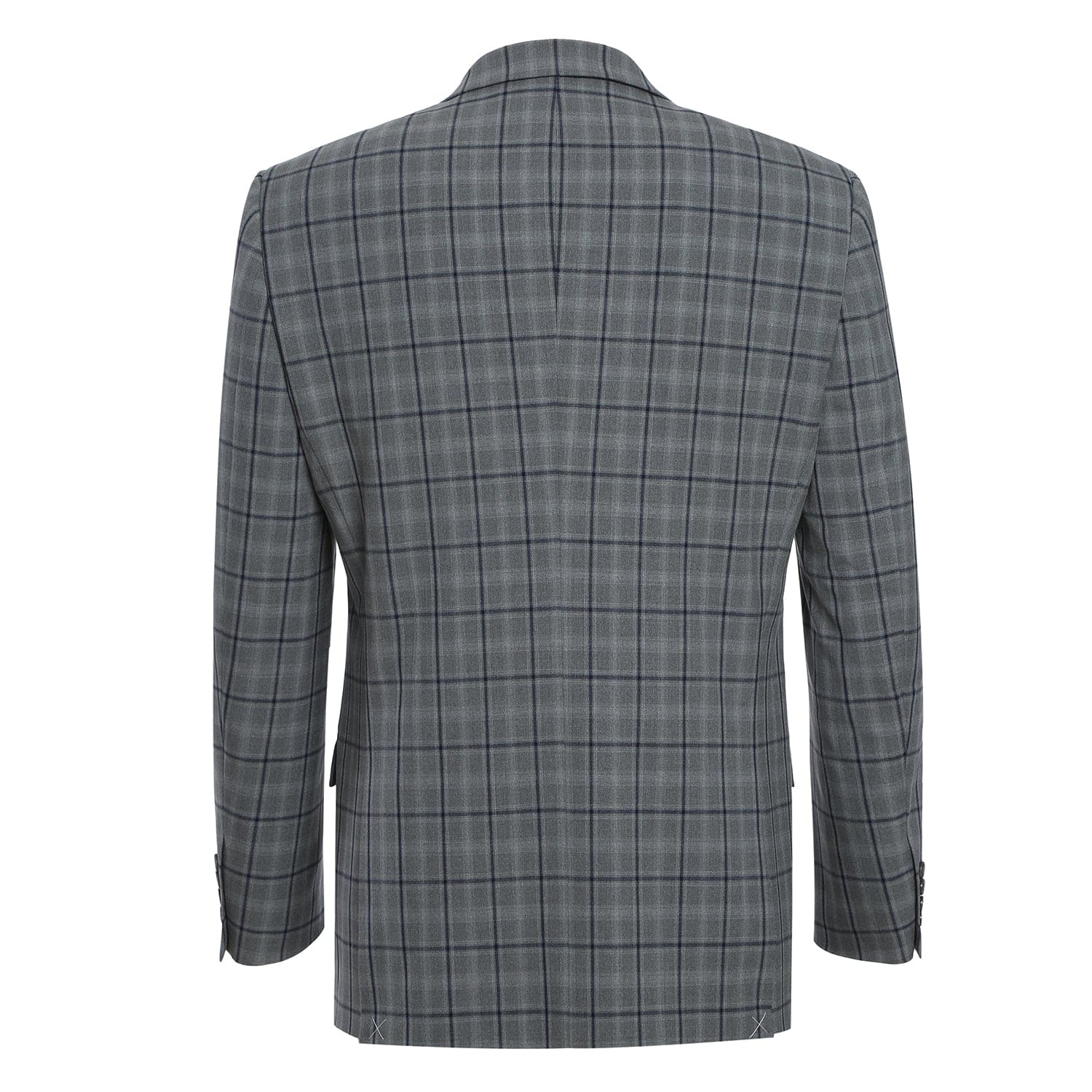293-20 Men's Slim Fit Stretch Checked Suits