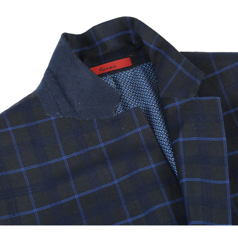 293-27 Men's Classic Fit Checked Suits