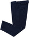 Mens Vintage Tweed Dress Pants Slacks Trousers Regular Fit Suit Pants in Navy - view 2