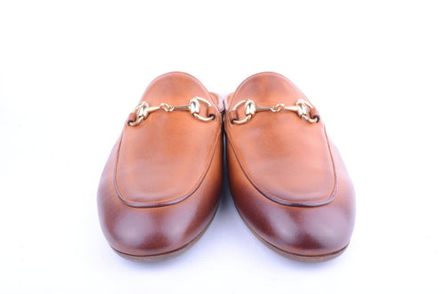P00028-6251 Open Back Buckle loafer-Tan