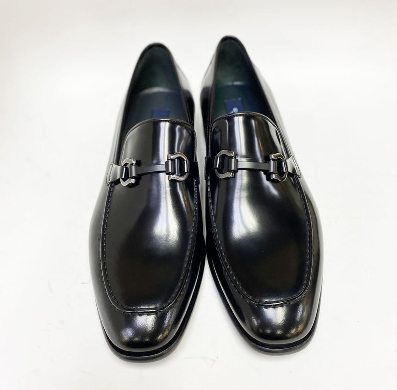 Corrente 6415 Calfskin Slip-On Loafer - Black - Image 4