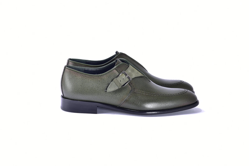 C052-6471 Monk strap-Green