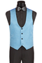 Mens Easter Suit - Jacket and Pants in Summer Color Light Blue Modern Fit Light Weight