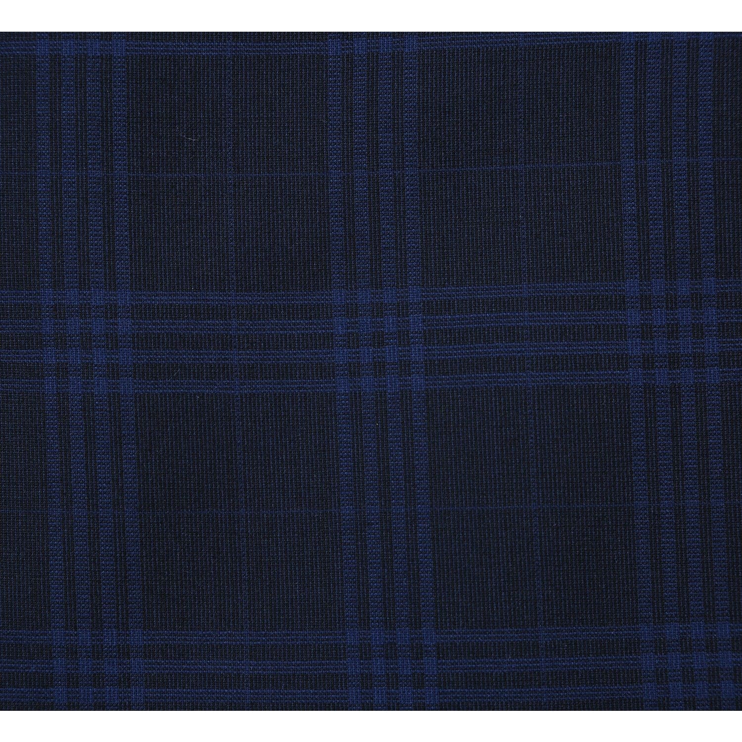 564-3 Men's Slim Fit Wool Blend Stretch Checked Suit