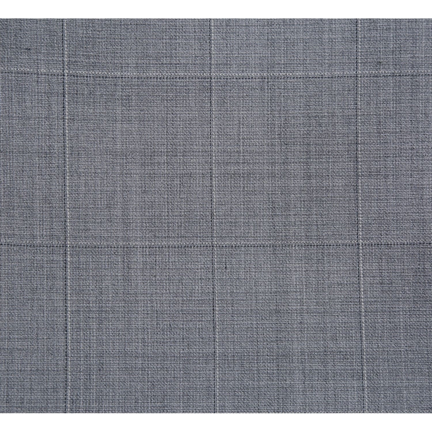 564-1 Men's Classic Fit Wool Blend Stretch Checked Suit